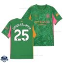 Manchester City Green Goalkeeper Men Football Shirt 25/26 DONNARUMMA 25 - overview