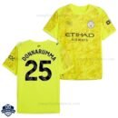 Manchester City Yellow Goalkeeper Men Football Shirt 25/26 DONNARUMMA 25 - overview
