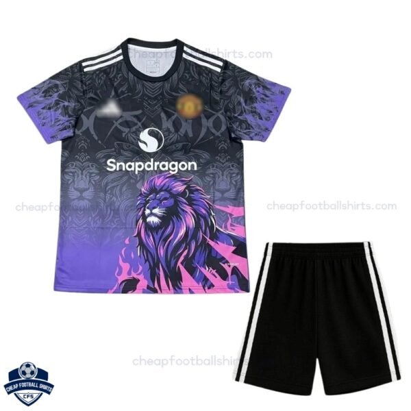 Manchester United Special Edition Kids Football Kit 25/26 - FRONT VIEW