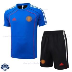 Manchester United Blue Training Kids Football Kit 25/26