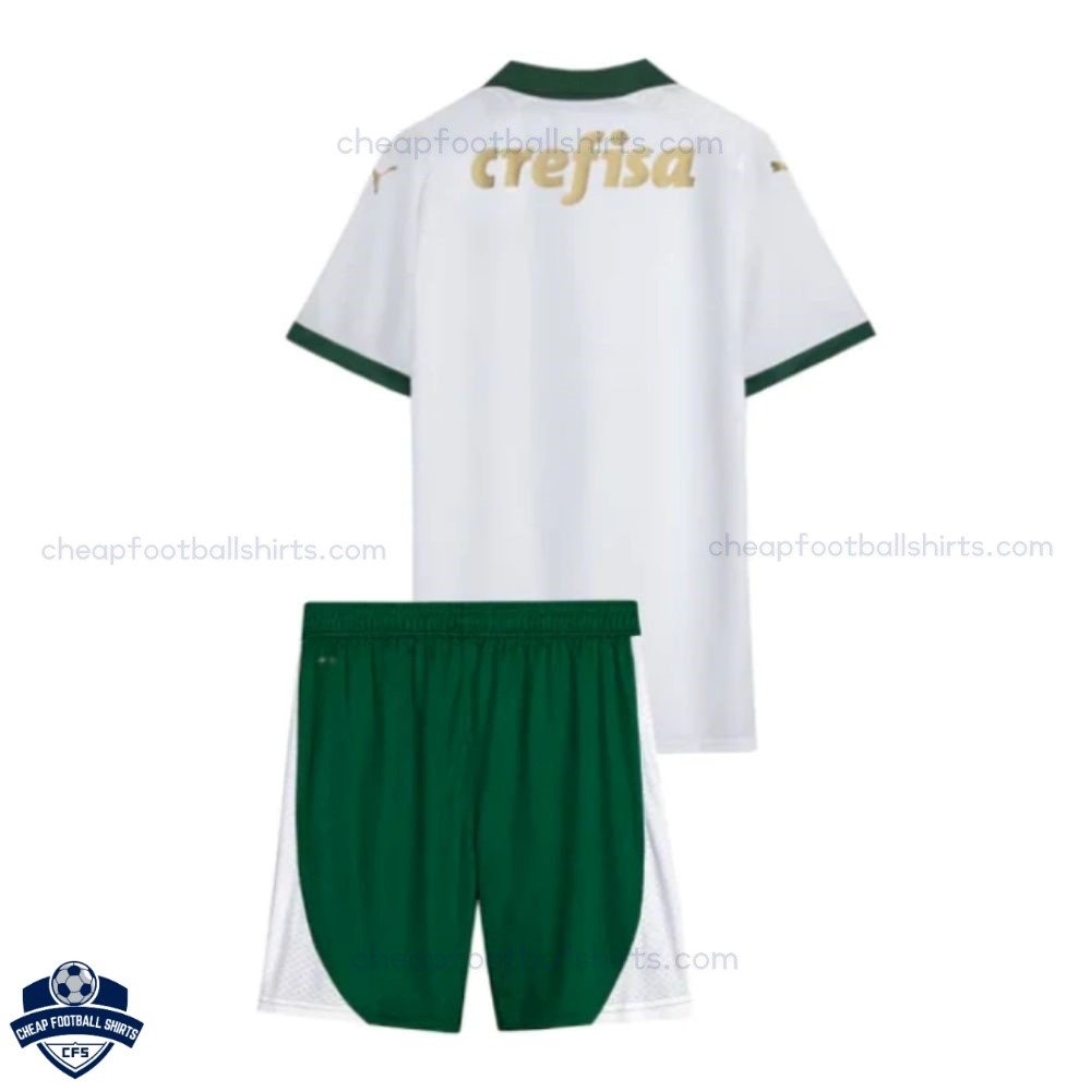 Palmeiras Away Kids Football Kit 24/25 - Back view