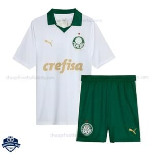 Palmeiras Away Kids Football Kit 24/25 - front view