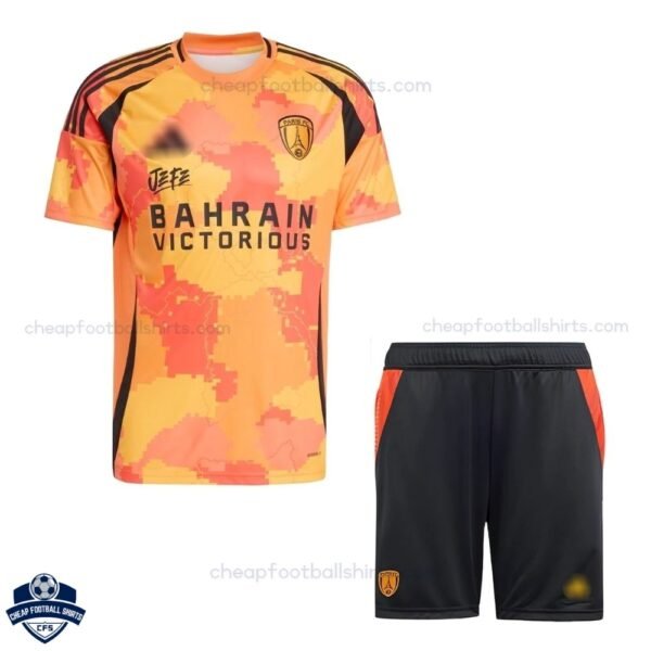 Paris FC Ninho Edition Kids Football Kit 2025/26 - FRONT VIEW