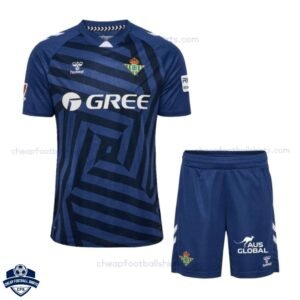 Real Betis Blue Goalkeeper Kids Football Kit 25/26