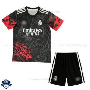 Real Madrid Red Dragon Edition Kids Football Kit 25/26