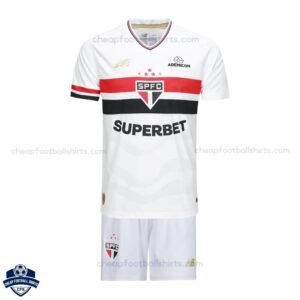 Sao Paulo Home Kids Football Kit 25/26