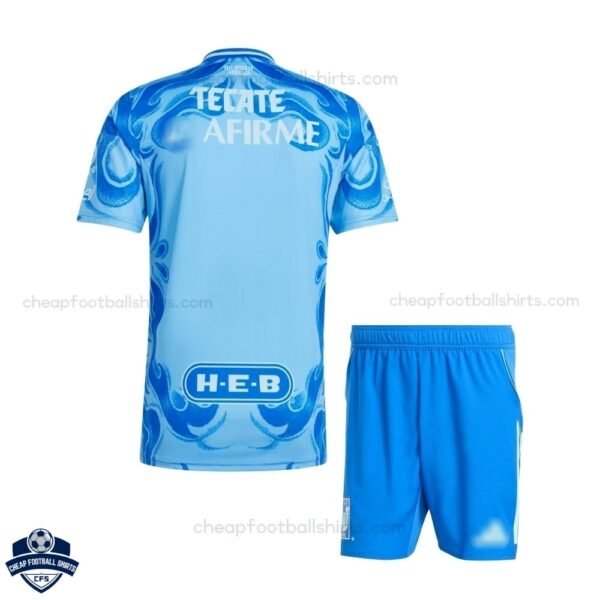 Tigers UANL Away Kids Football Kit 25/26 - Back view