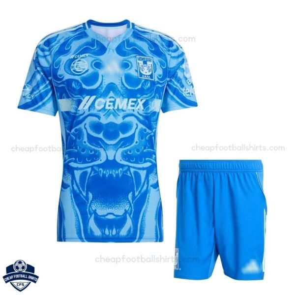 Tigers UANL Away Kids Football Kit 25/26 - Front view