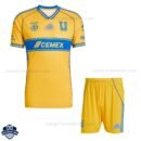 Tigers UANL Home Kids Football Kit 25/26 - Front view