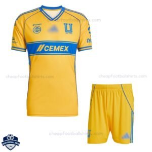 Tigers UANL Home Kids Football Kit 25/26 - Front view