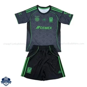 Tigers UANL Third Kids Football Kit 25/26 - Front view