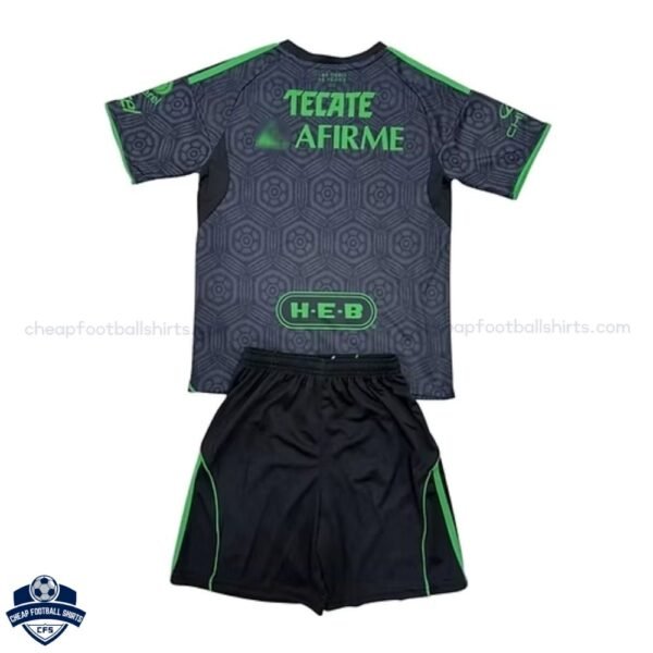 Tigers UANL Third Kids Football Kit 25/26 - Back view