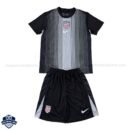 USA Black Goalkeeper Kids Football Kit 25/26 - Front view