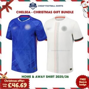 Chelsea Home & Away Christmas Gift Bundle shirt 25/26 with socks - Overview