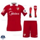 Sevilla Away Kids Cheap Football Kit 25/26 - Front View