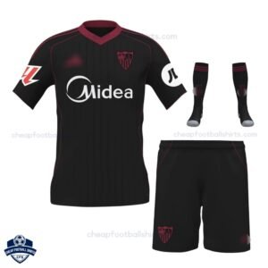 Sevilla Third Kids Cheap Football Kit 25/26 - Front view