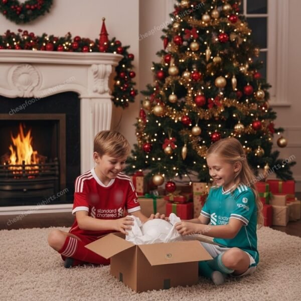 Liverpool Christmas Football Kit Bundle 25/26