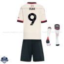 Liverpool Away Kids Football Kit 25/26 ISAK 9 with socks - back view