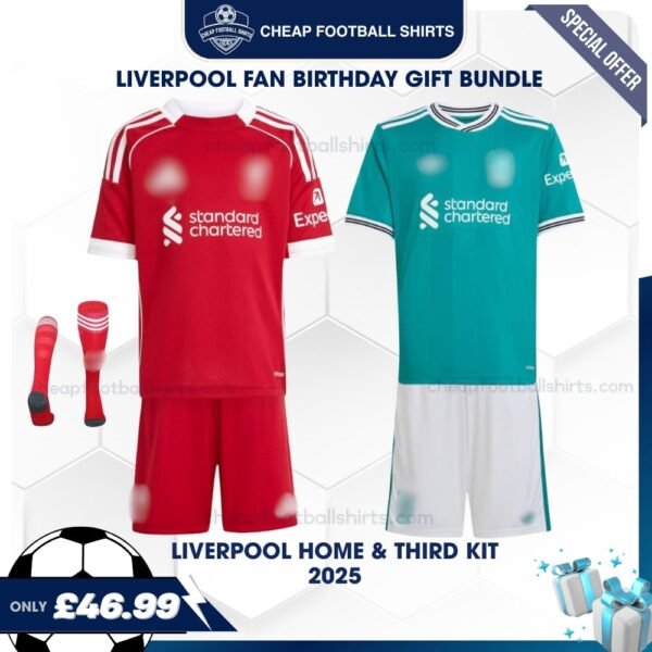 Liverpool Birthday Football Kit Bundle 25/26 - Overview