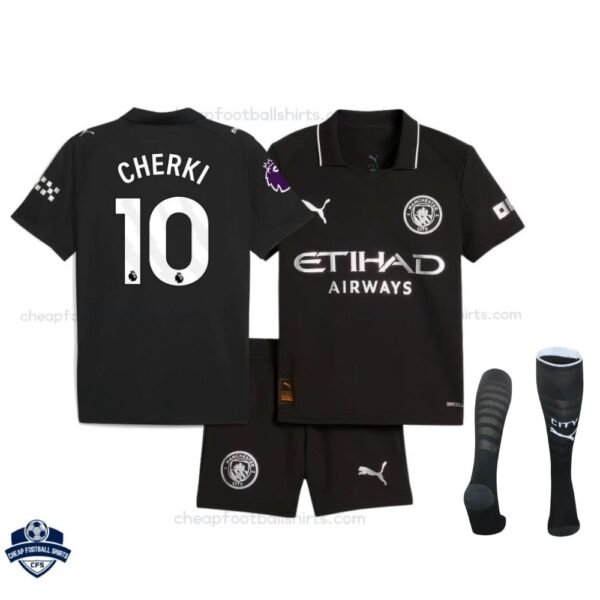 Manchester City Away Kids Football Kit 25/26 CHERKI 10