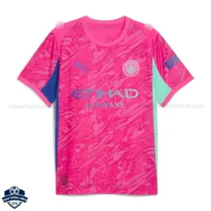 Manchester City Pink Goalkeeper Men Football Shirt 25/26 DONNARUMMA 25 - Front View