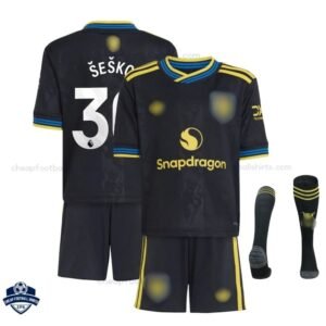 Manchester United Third Kids Football Kit 25/26 ŠEŠKO 30