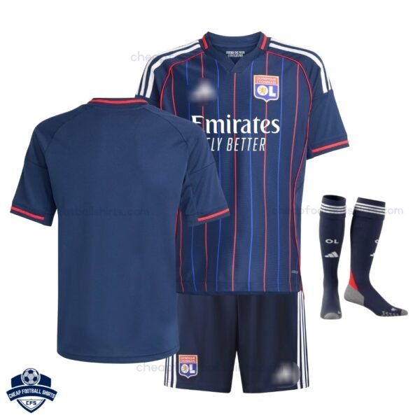 Olympique Lyonnais Home Kids Football Kit 25/26