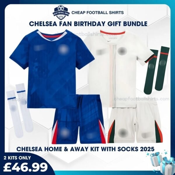 Chelsea Birthday Football Kit Gift Pack 25/26 - Overview