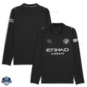 Manchester City Away Men Football Shirt 25/26 Long Sleeve - Overview