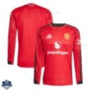 Manchester United Home Men Football Shirt 25/26 Long Sleeve - Overview