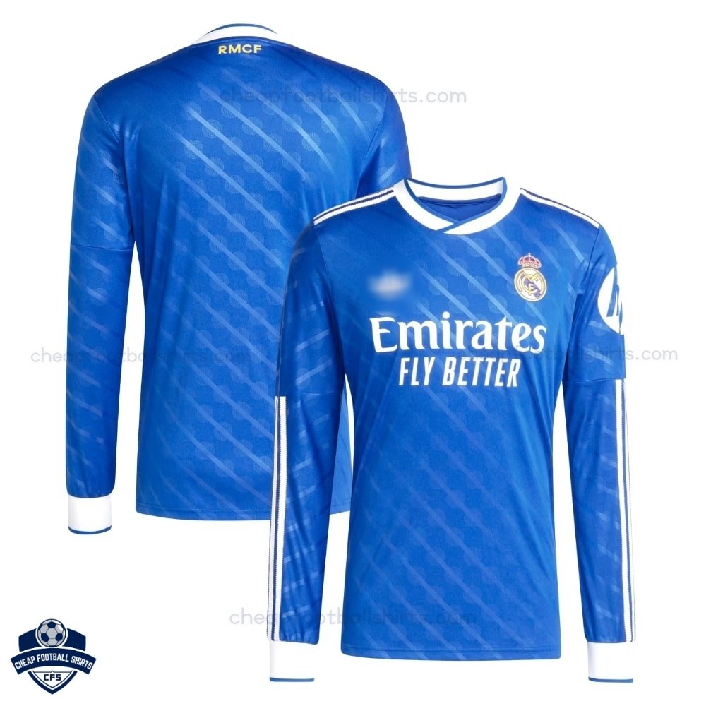 Real Madrid Third Men Football Shirt 25/26 Long Sleeve - Overview