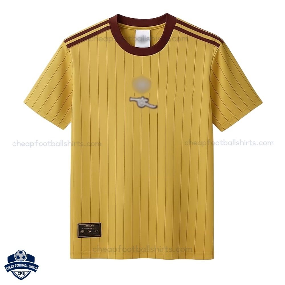 Arsenal Gold Heritage Men Football Shirt 25/26