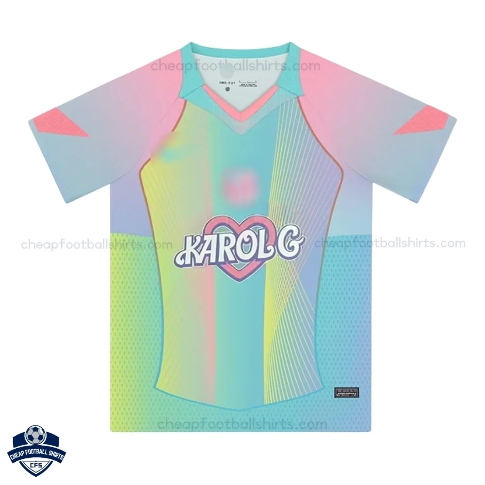 Barcelona Karol G Special Edition Men Football Shirt 25/26 - Front View