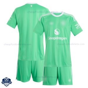 Manchester United Green Goalkeeper Kids Football Kit 25/26 - Overview