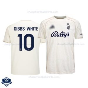 Nottingham Forest GIBBS-WHITE 10 Away Men Football Shirt 25/26 - Overview