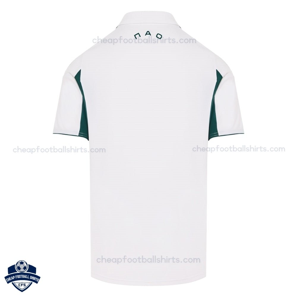 Panathinaikos Away Men Football Shirt 25/26 - Back View