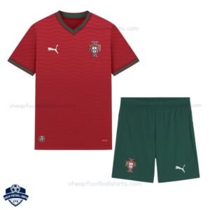 Portugal Home Kids Football Kit 2026 - Front View