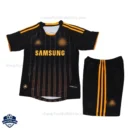 Retro Chelsea Away Kids Football Kit 2010/11 - Front View