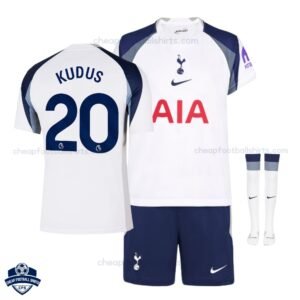 Tottenham Hotspur KUDUS 20 Home Kids Football Kit 25/26 - Overview