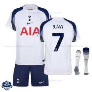 Tottenham Hotspur XAVI 7 Home Kids Football Kit 25/26 - Overview