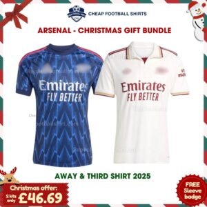 Arsenal FC Christmas Gift Bundle - Away & Third 2025/26