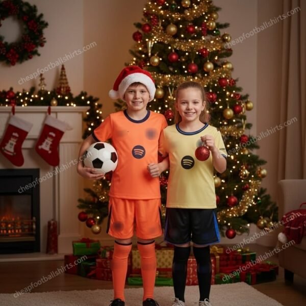 Barcelona FC Christmas Football Kit Bundle 25/26 - Away & Third