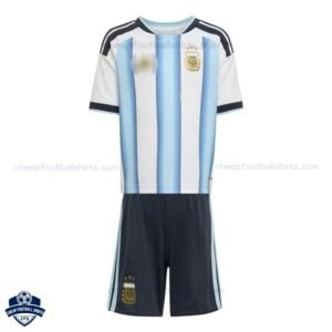 Argentina Home Kids Football Kit 2026 - Front View