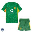Dortmund Green Goalkeeper Kids Football Kit 25/26 - Front View