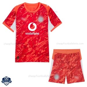 Dortmund Red Goalkeeper Kids Football Kit 25/26 - Front view