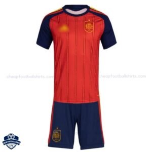 Spain Home Kids Football Kit 2026 - Front View