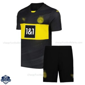 Dortmund Away Kids Football Kit 24/25 - Front View