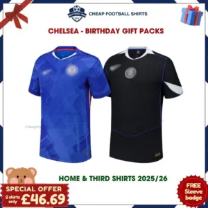 Chelsea Football Shirt Gift Pack 25/26 - Home & Third