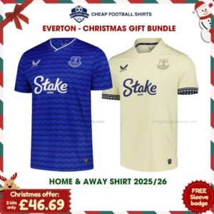 Everton FC Christmas Gift Bundle - Home & Away Cheap Football Shirts 2025/26