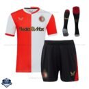 Feyenoord Home Kids Cheap Football Kit 2025/26 - Front View